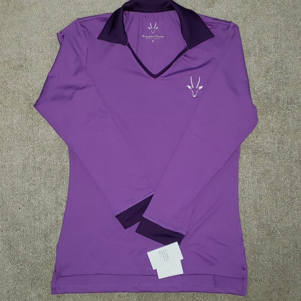 Long sleeve golf shirt